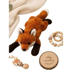 FAO Schwarz Woodland Fox Plush Stuffed Animal 16 Inch Soft Collectible Toy EUC
